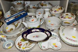 A QUATITY OF ROYAL WORCESTER 'EVESHAM' TABLEWARES, to include tureens, souffle dishes, meat