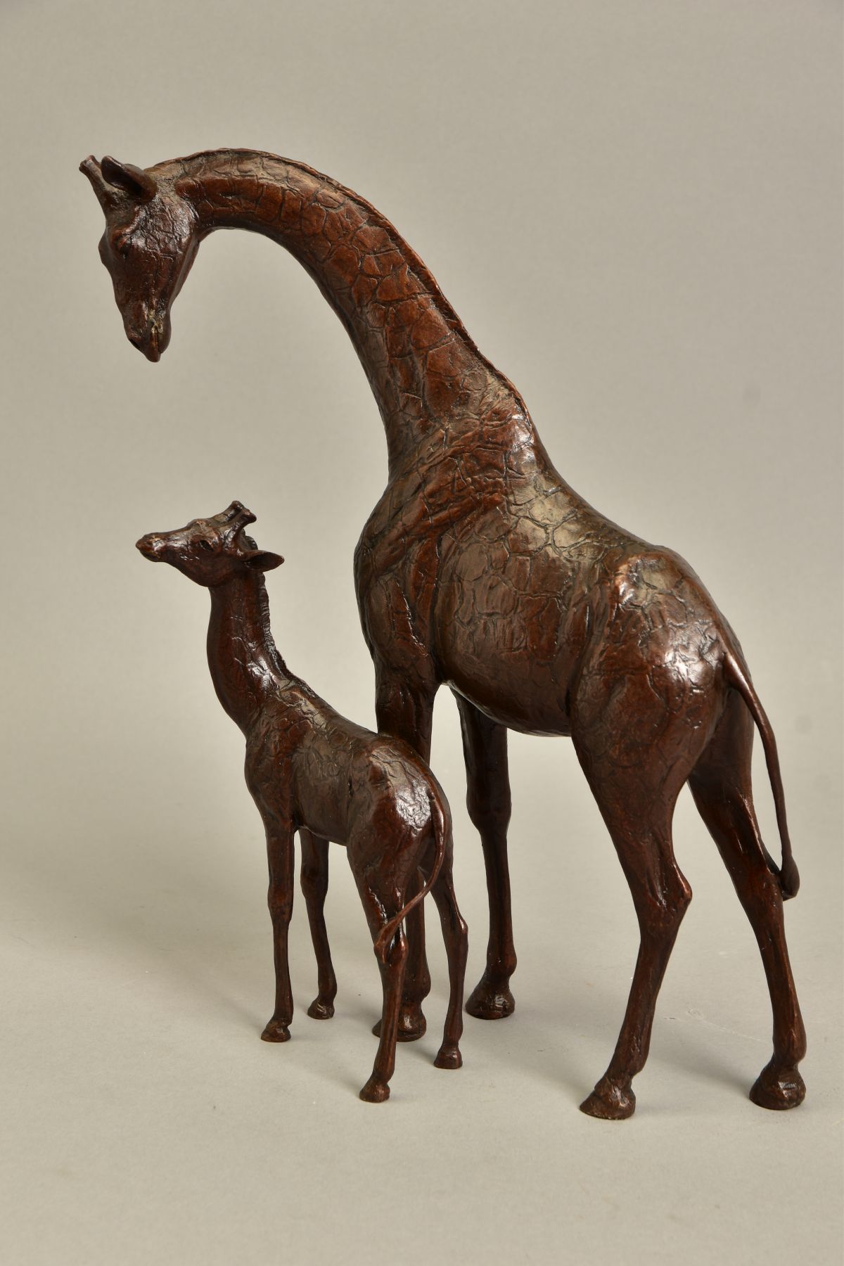 MICHAEL SIMPSON (BRITISH CONTEMPORARY) 'HIGH HOPES', a limited edition bronze sculpture of a giraffe - Image 5 of 5