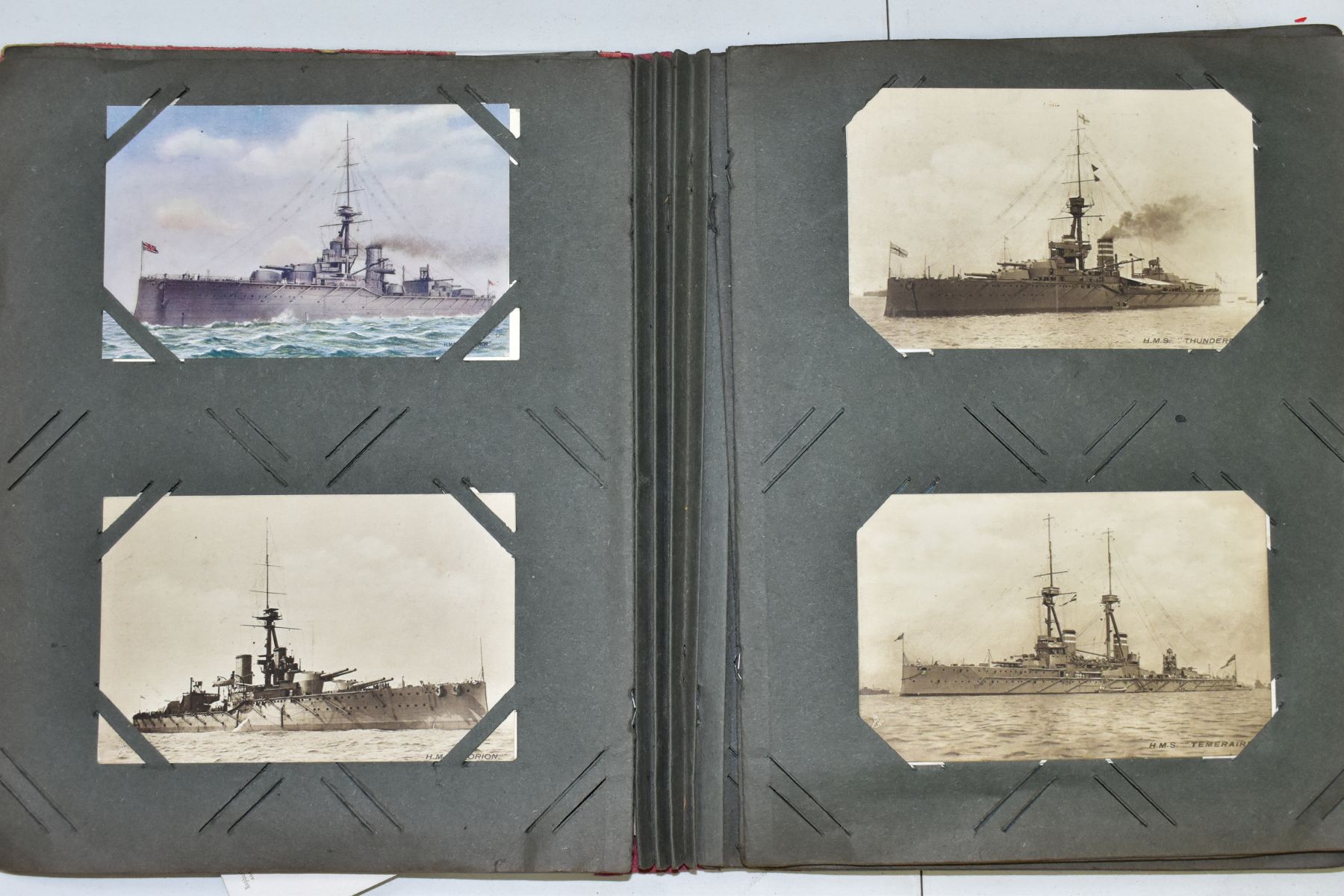 POSTCARDS, one album containing approximately one hundred and fifty WWI era Naval Battleship - Image 3 of 11