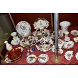 DECORATIVE CERAMICS, ETC, to include Royal Crown Derby 'Derby Posies' pintrays trinket box,