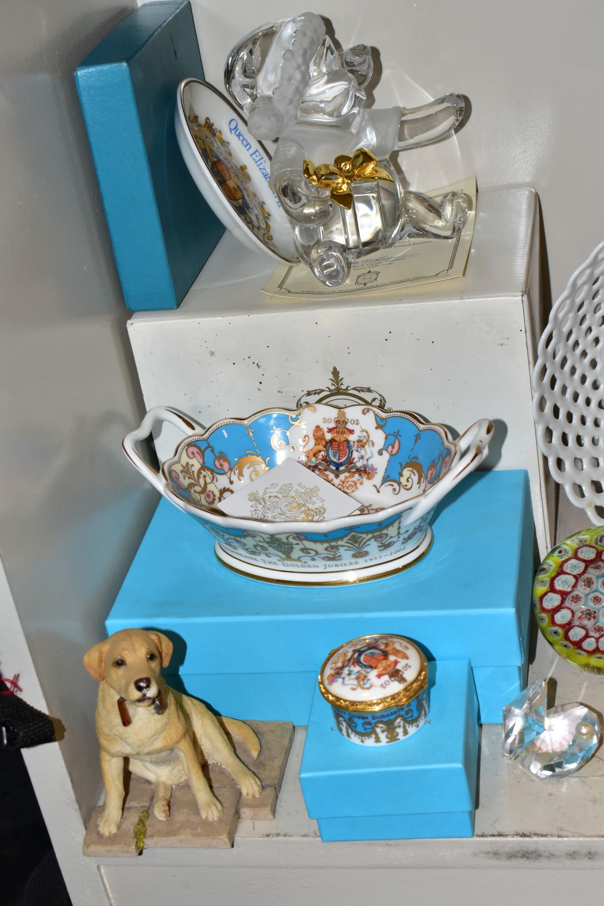 A GROUP OF ORNAMENTS, GIFT WARE, ETC, to include small Royal Worcester 'Enchantment' jug, height - Image 2 of 16