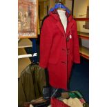 LADIES CLOTHING AND ACCESSORIES, ETC, to include John Partridge duffle coat - chest 36, John