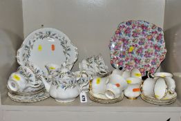 ROYAL ALBERT TEAWARES etc, comprising 'Brigadoon' five each cups, saucers and side plates, teapot,