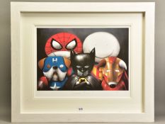 DOUG HYDE (BRITISH 1972) 'DREAM TEAM' a limited edition print of Superheroes in Disguise 213/295,