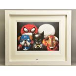 DOUG HYDE (BRITISH 1972) 'DREAM TEAM' a limited edition print of Superheroes in Disguise 213/295,