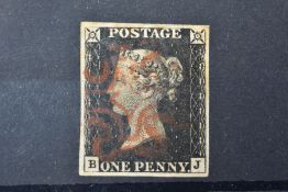 GB 1840 PENNY BLACK P1b BJ 4m