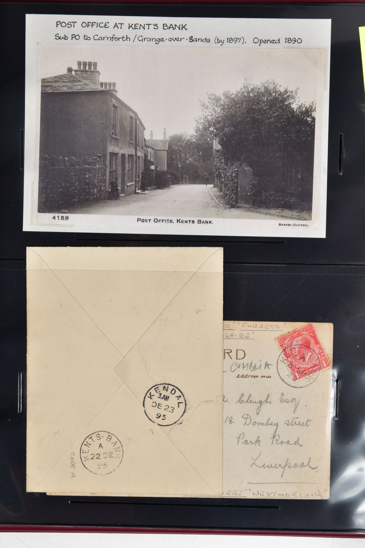 SOUTH LAKES AND CARTMEL POSTAL HISTORY COLLECTION with many postcards with some postmark interest, - Image 18 of 20