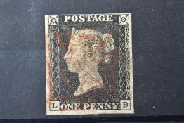 GB PENNY BLACK P4 LD 4m