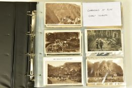 POSTCARDS: CUMBRIA AT PLAY, a collection of approximately 485 postcards and photocards in one album,