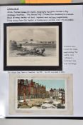 CARLISLE - COLLECTION OF POSTAL HISTORY FROM 1733 TO 1920'S, curated for local interest with many