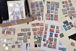 A SMALL SELECTION OF MAINLY MID PERIOD COMMONWEALTH USED STAMPS, together with a range of