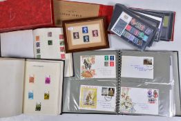 GB STAMPS IN FOUR ALBUMS 1960's to 1970's mint (hinged), used FDCs and presentation packs