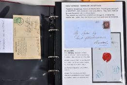 A COLLECTION OF POSTAL HISTORY OF GB with emphasis on temporary cancels, late fees, redirections