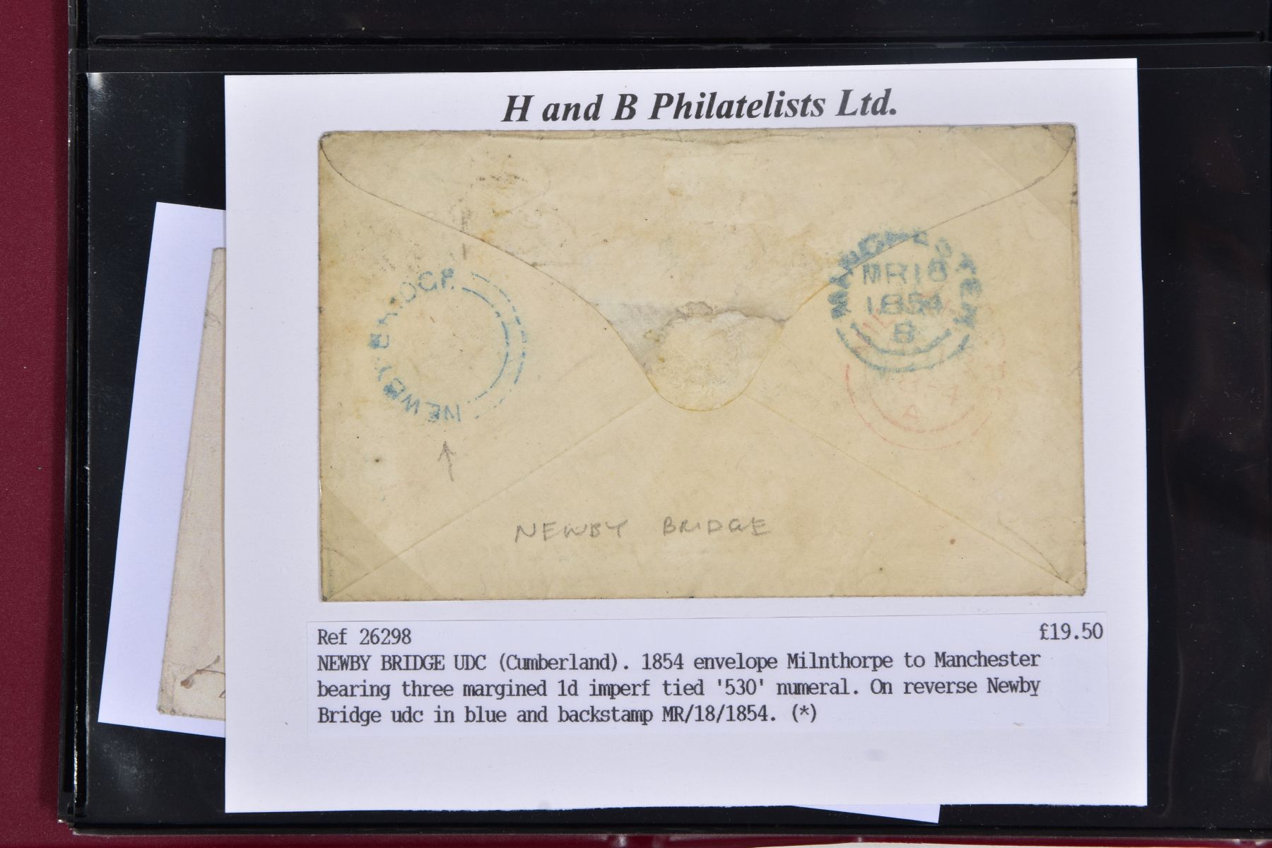 SOUTH LAKES AND CARTMEL POSTAL HISTORY COLLECTION with many postcards with some postmark interest, - Image 4 of 20