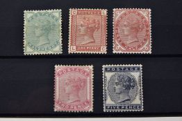 GB 1880 SET, mint hinged