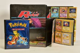 A QUANTITY OF POKEMON CARDS, cards from Base Set, Base Set 2, Jungle, Fossil and Team Rocket sets,