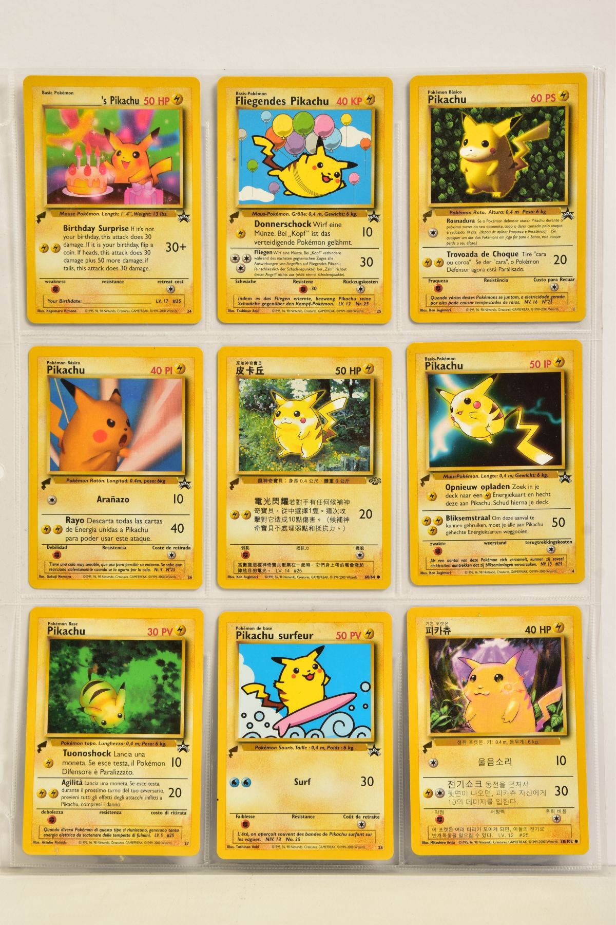 A COMPLETE POKEMON PIKACHU WORLD COLLECTION CARD SET, in original presentation folder, complete - Image 2 of 5