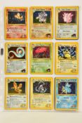 A QUANTITY OF POKEMON GYM HEROES SET CARDS, complete set except missing No's. 12, 15, 18 and 26,