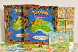 A COMPLETE POKEMON SOUTHERN ISLANDS COLLECTION CARD SET, in original presentation folder with