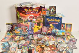 A QUANTITY OF POKEMON CARDS, contains over four hundred Pokemon TCG cards ranging from the Base Set,