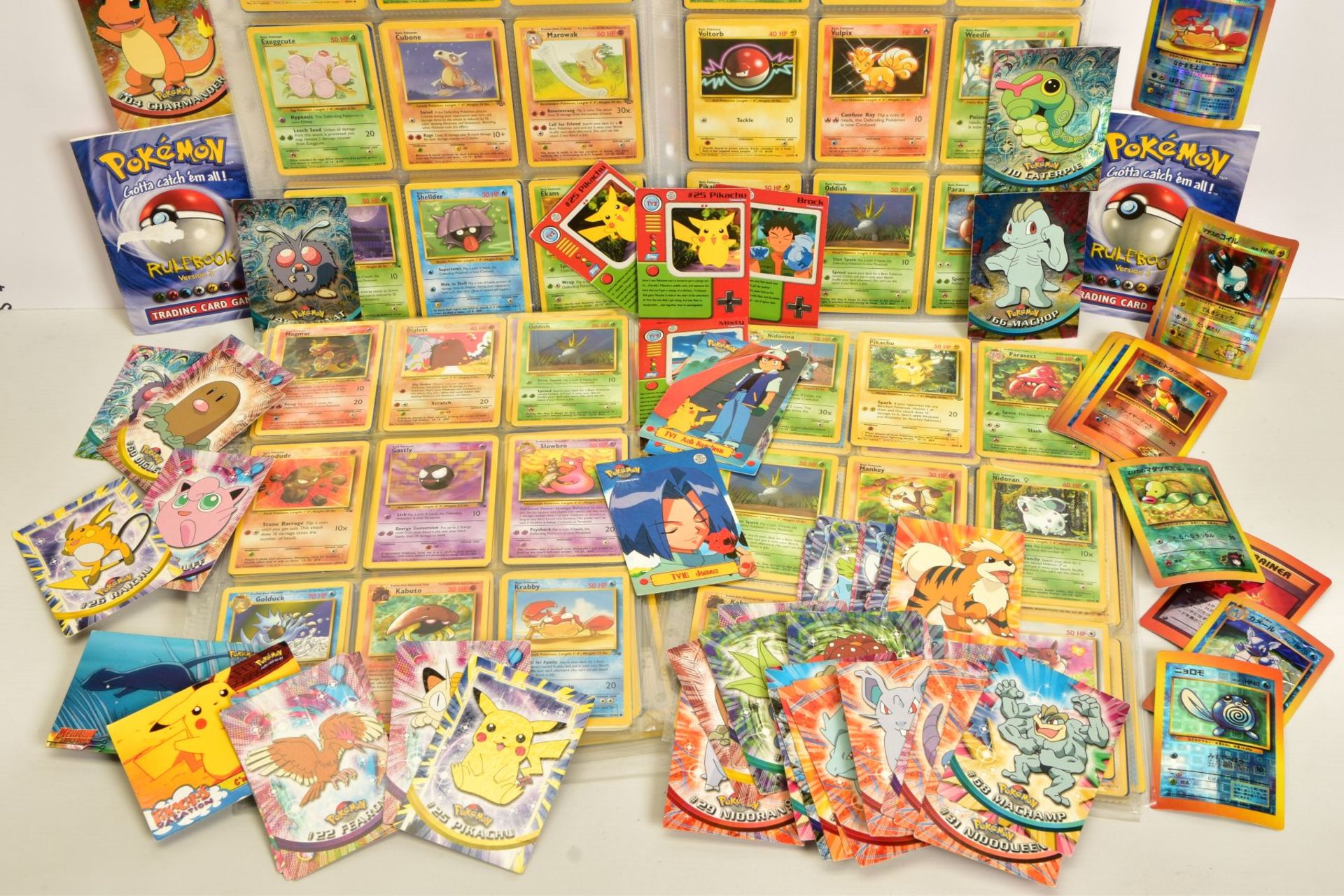 A QUANTITY OF POKEMON CARDS, just over 450 Pokemon TCG cards from Base Set, Base Set 2, Fossil, - Image 2 of 58