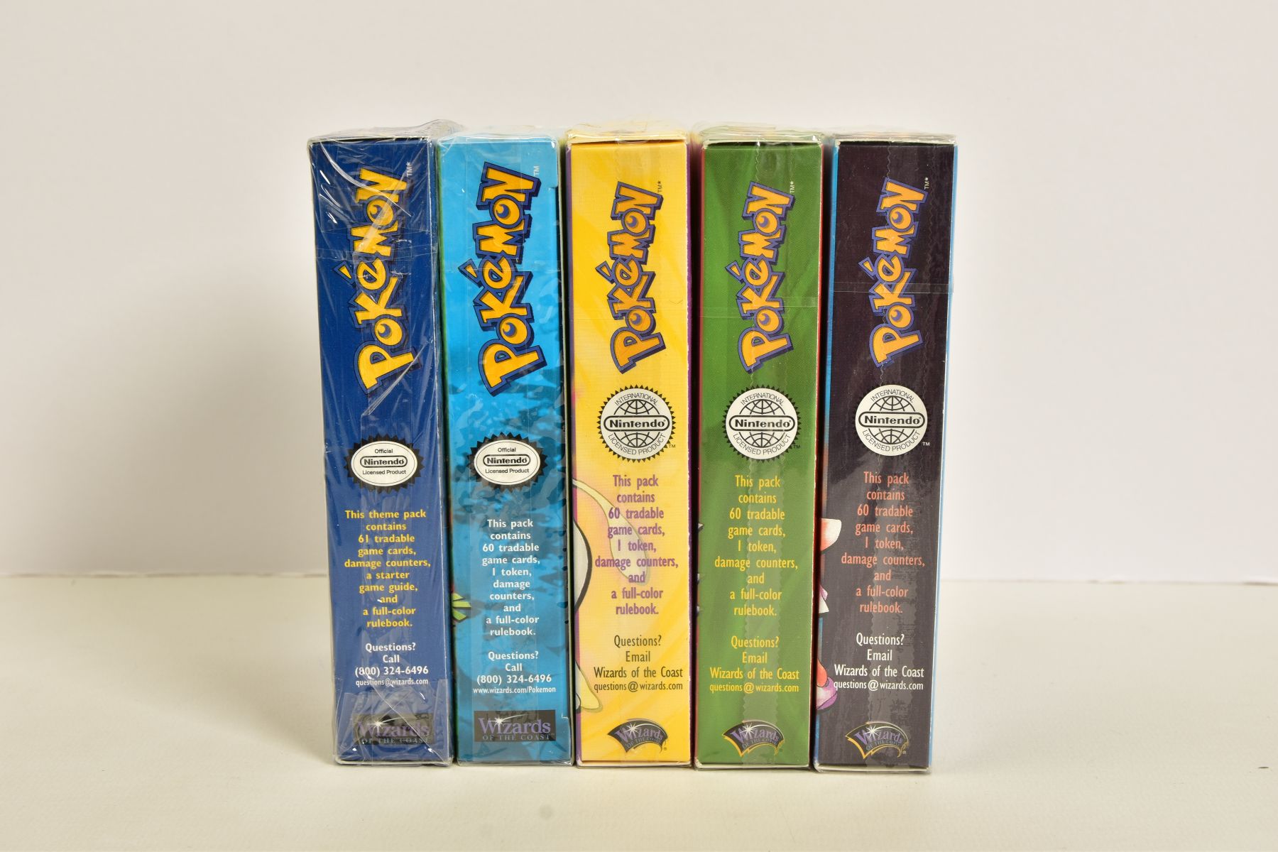 FIVE POKEMON BASE SET THEME DECKS UNOPENED AND SEALED, Pokemon 2-Player Starter Set, Overgrowth, - Image 3 of 6