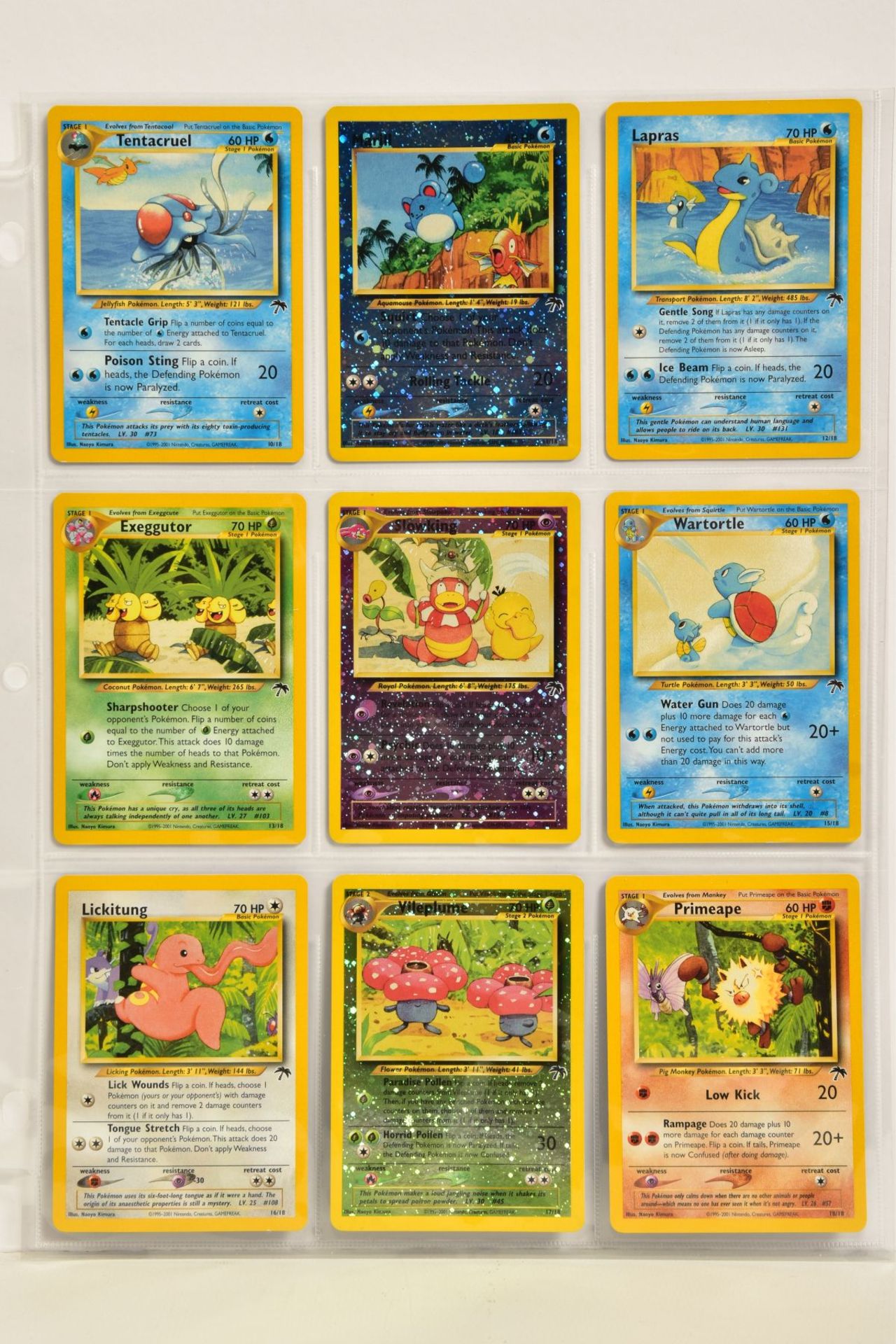 A COMPLETE POKEMON SOUTHERN ISLANDS COLLECTION CARD SET, in original presentation folder with - Image 6 of 9
