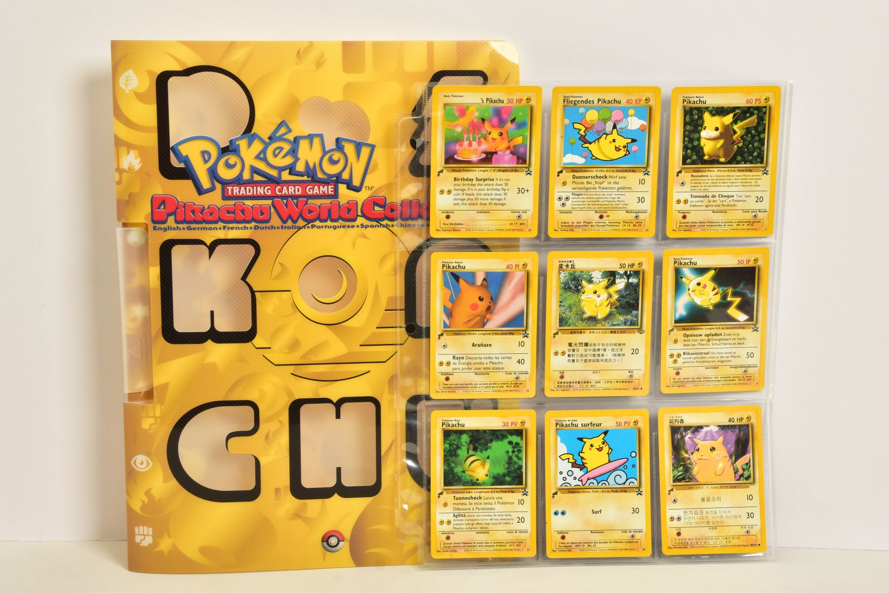 A COMPLETE POKEMON PIKACHU WORLD COLLECTION CARD SET, in original presentation folder, complete - Image 4 of 5