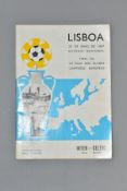 1967 EUROPEAN CUP FINAL PROGRAMME, Inter Milan and Celtic, Estelio Nacional, Lisbon 25th May 1967,