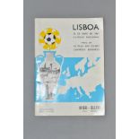 1967 EUROPEAN CUP FINAL PROGRAMME, Inter Milan and Celtic, Estelio Nacional, Lisbon 25th May 1967,