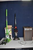 A VINTAGE SAMSUNG AUTOMATIC DEHUMIDIFIER, a Mopx5 steam floor cleaner and cyclonic vacuum cleaner (