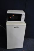 A LEC UNDERCOUNTER FRIDGE 50cm wide and a Tesco microwave (both PAT pass and working) (2)