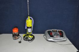 A MORPHY RICHARDS POD UPRIGHT VACUUM CLEANER, a Pifco handheld vacuum cleaner (missing attachments