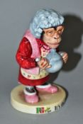 A ROYAL DOULTON LIMITED EDITION FIGURE 'PG TIPS CHIMP - ADA', MCL25, No.358/750, height 14cm, no box