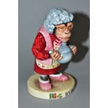 A ROYAL DOULTON LIMITED EDITION FIGURE 'PG TIPS CHIMP - ADA', MCL25, No.358/750, height 14cm, no box