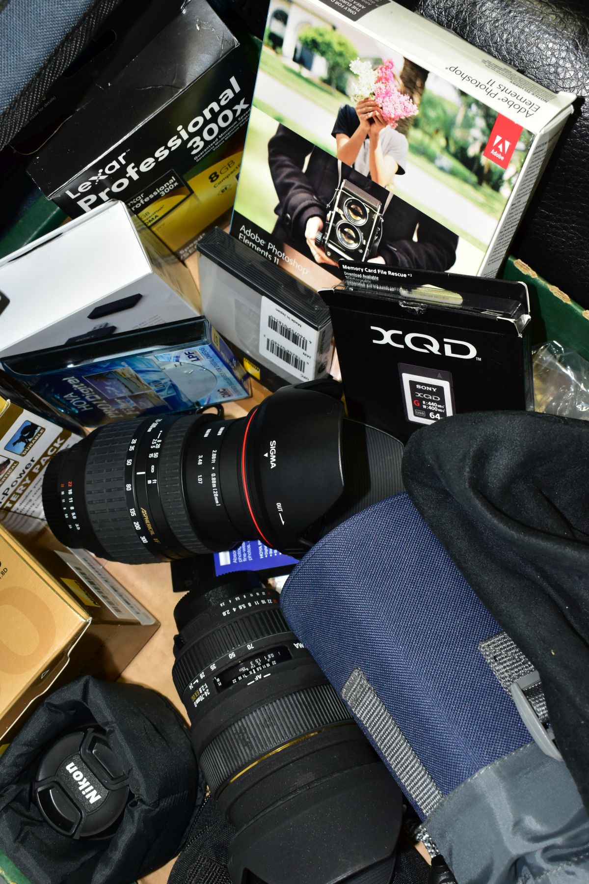 PHOTOGRAPHIC EQUIPMENT, to include a Nikon 50mm f1.8d lens with box, Sigma 28-300 f3.5-6.3 zoom - Image 3 of 6