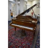 SCHIEDMAYER STUTTGART, (c.1910 - 1920) a 5ft5 walnut grand piano, serial number 33364, pierced