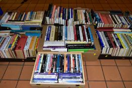 SEVEN BOXES BOOKS AND DVD'S to include Royality, Child Care, Home & Gardening Management etc