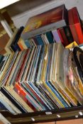 TWO BOXES OF LPS, mostly classical and easy listening, etc, includes Jean Michel Jarre, Dave