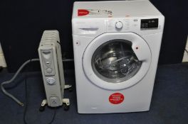A HOOVER LINK 7kg ONE TOUCH WASHING MACHINE with mobile connectivity 60cm wide 45cm deep and a