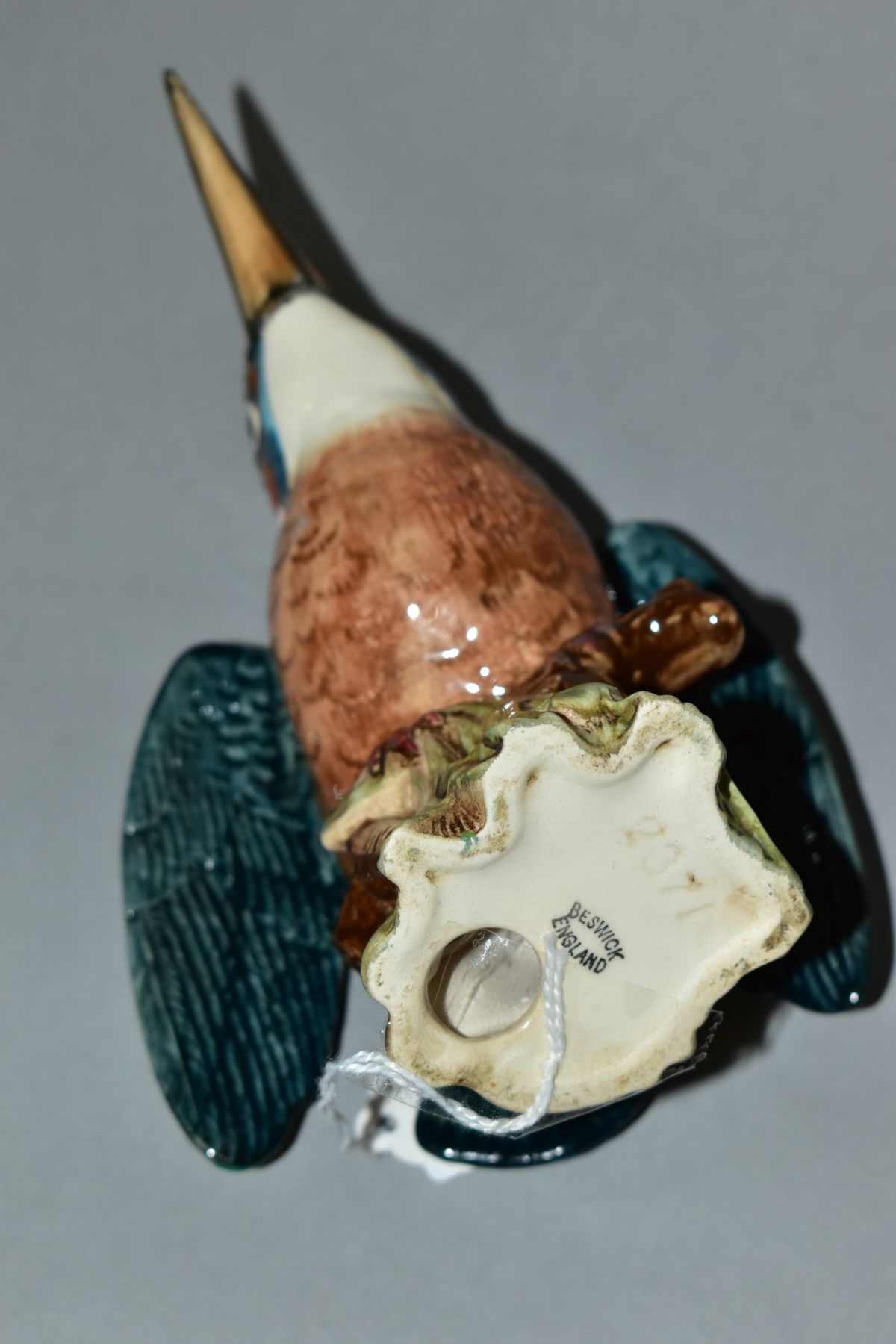 A BESWICK KINGFISHER, gloss, model no 2371, impressed and printed marks, height 12.5cm ( - Image 5 of 6