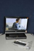A SONY KDL-20S3000 20in TV and a Sony RDR-GX350 DVD player with one remote and TV manual (both PAT