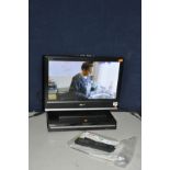 A SONY KDL-20S3000 20in TV and a Sony RDR-GX350 DVD player with one remote and TV manual (both PAT