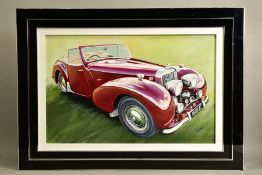 ROZ WILSON (BRITISH 1960) 'BERGERAC', a Triumph Roadster 2000 convertible as used by Jim Bergerac,