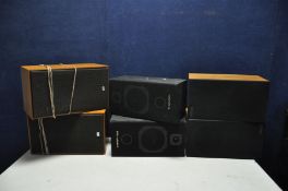 THREE PAIRS OF VINTAGE HI FI SPEAKERS comprising of Sony SS-5177A, Mission Electronics, both pairs