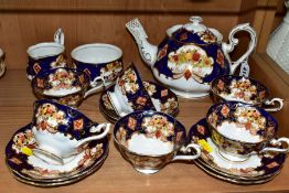 ROYAL ALBERT 'HEIRLOOM' TEAWARES, comprising teapot, milk jug, sugar bowl, six teacups and six