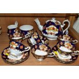 ROYAL ALBERT 'HEIRLOOM' TEAWARES, comprising teapot, milk jug, sugar bowl, six teacups and six