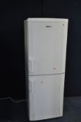 A BEKO FRIDGE FREEZER 55cm wide 153cm high (PAT pass and working at 5 and -18 degrees)