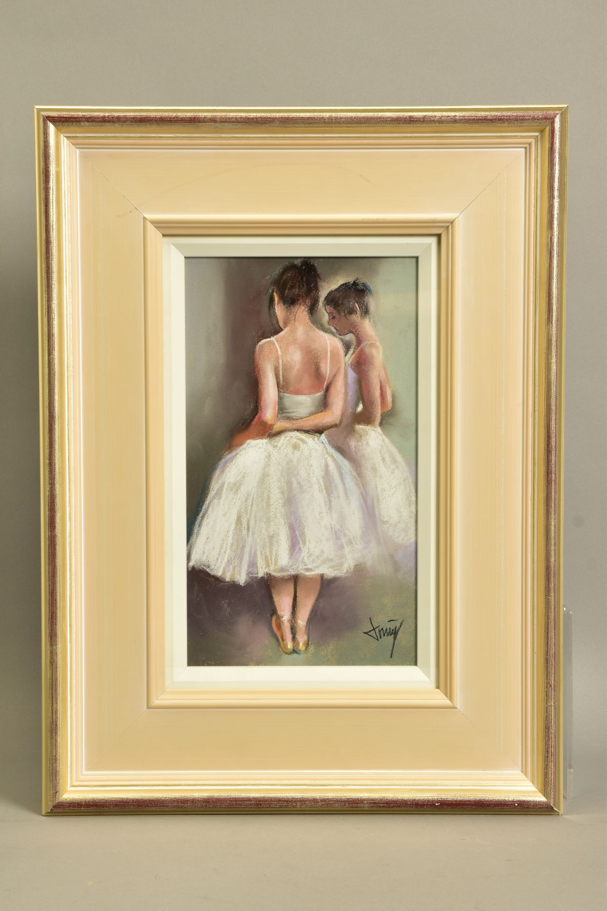 DOMINGO ALVAREZ GOMEZ (SPAIN 1942) 'BELLEZA DE BALLET II', a study of a female ballet dancer, signed