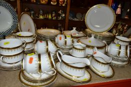 PARAGON 'ATHENA' DINNER WARES, comprising two tureens, a cake/sandwich plate, fourteen 27cm